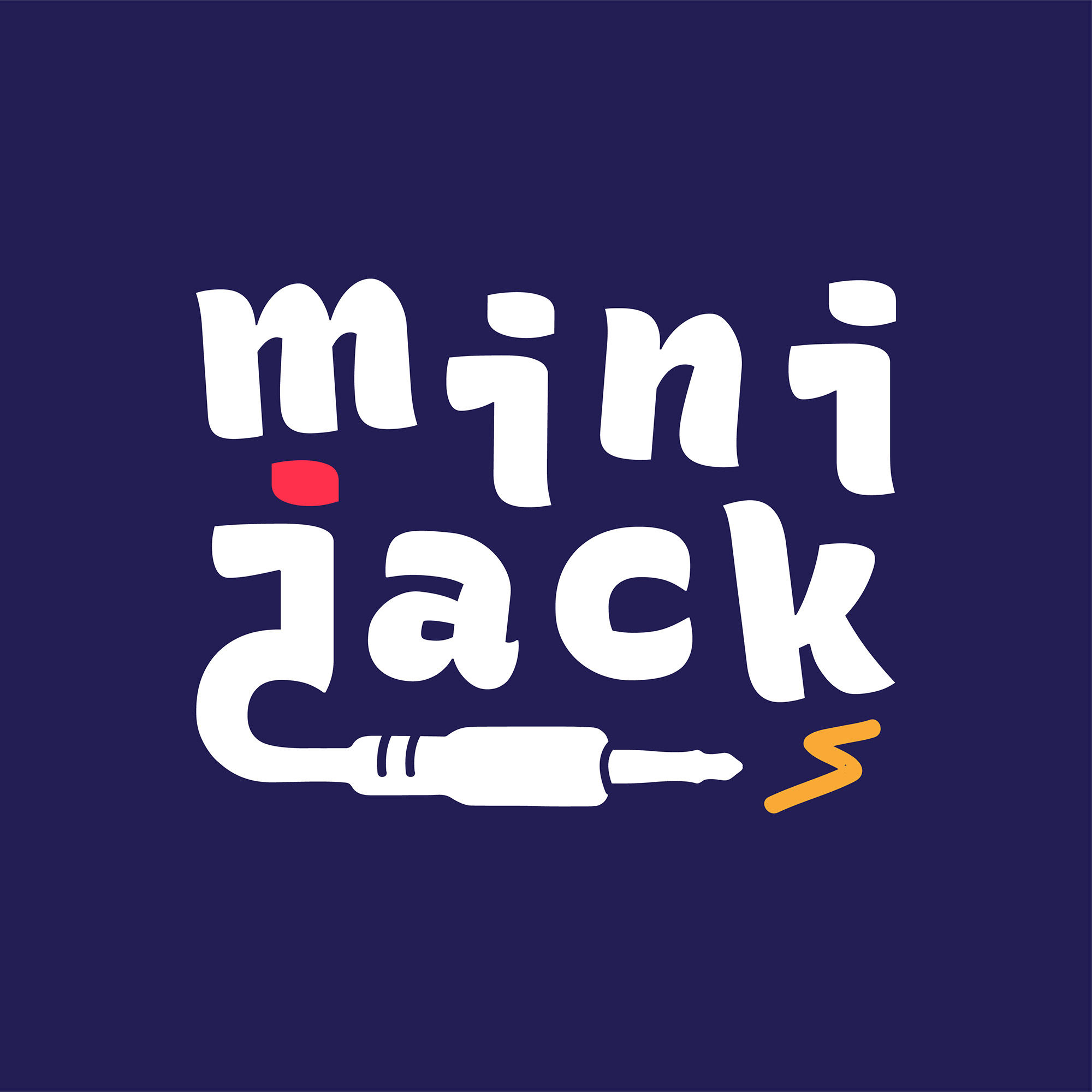 Variante du logo du podcast fictif Mini Jack